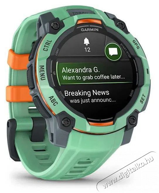 Garmin Instinct 3 45mm AMOLED, tropic Mobil / Kommunik&aacute;ci&oacute; / Smart - Okos eszk&ouml;z - Okos&oacute;ra - 522721