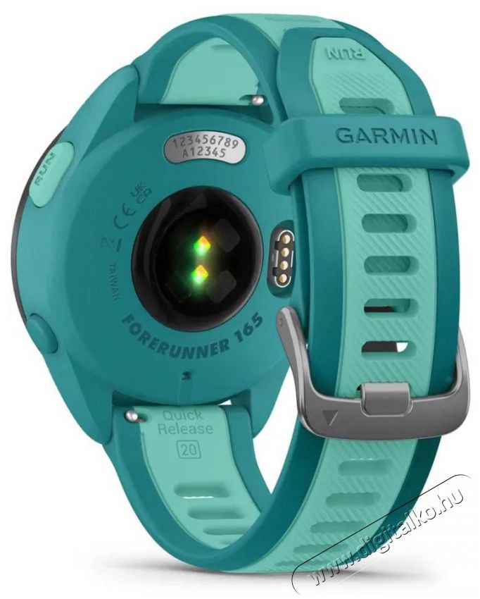 Garmin Forerunner 165 Music Turquoise/Aqua Mobil / Kommunik&aacute;ci&oacute; / Smart - Okos eszk&ouml;z - Okos&oacute;ra - 522749