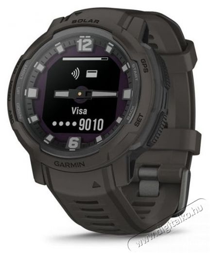 Garmin Instinct Crossover Solar Graphite Mobil / Kommunik&aacute;ci&oacute; / Smart - Okos eszk&ouml;z - Okos&oacute;ra - 522733
