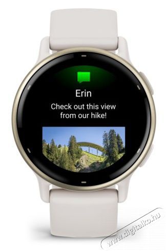 Garmin V&iacute;voactive 5 elef&aacute;ntcsont kr&eacute;marany, szilikon sz&iacute;jjal Mobil / Kommunik&aacute;ci&oacute; / Smart - Okos eszk&ouml;z - Okos&oacute;ra - 522717