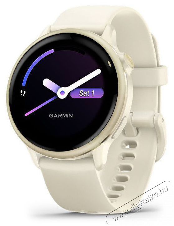Garmin V&iacute;voactive 6 Lunar Gold/Bone Band Mobil / Kommunik&aacute;ci&oacute; / Smart - Okos eszk&ouml;z - Okos&oacute;ra - 522716