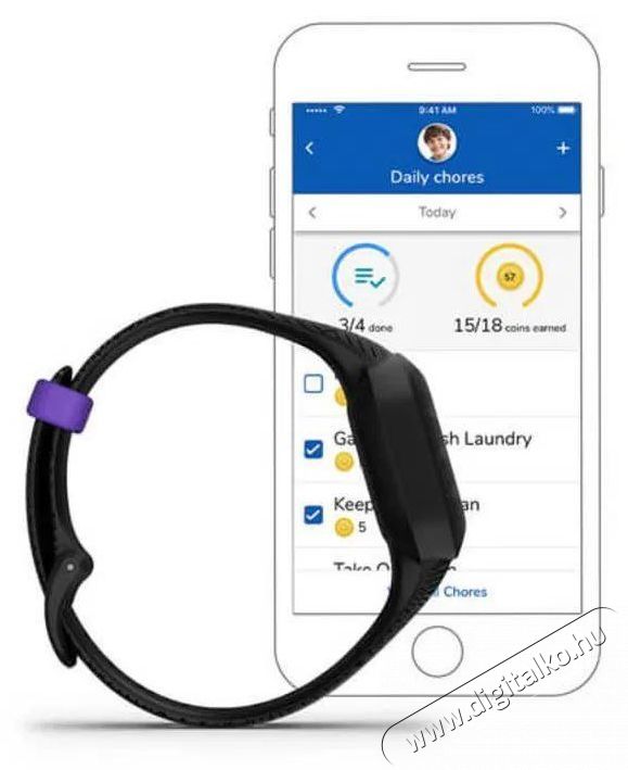 Garmin v&iacute;vofit junior3 Black Panther Mobil / Kommunik&aacute;ci&oacute; / Smart - Okos eszk&ouml;z - Okos&oacute;ra - 522750