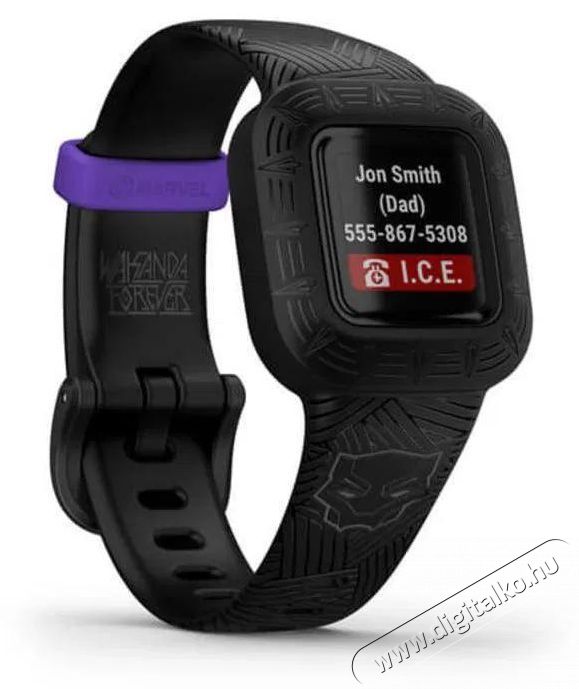 Garmin v&iacute;vofit junior3 Black Panther Mobil / Kommunik&aacute;ci&oacute; / Smart - Okos eszk&ouml;z - Okos&oacute;ra - 522750