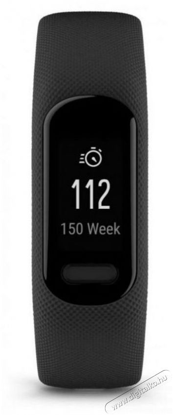 Garmin vivosmart5 Black (m&eacute;ret: S/M) Mobil / Kommunik&aacute;ci&oacute; / Smart - Okos eszk&ouml;z - Okos kark&ouml;tő - 522735