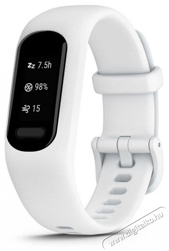 Garmin vivosmart5 White (m&eacute;ret: S/M) Mobil / Kommunik&aacute;ci&oacute; / Smart - Okos eszk&ouml;z - Okos kark&ouml;tő - 522746