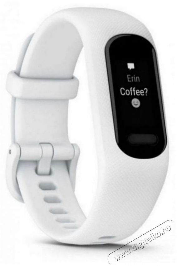 Garmin vivosmart5 White (m&eacute;ret: S/M) Mobil / Kommunik&aacute;ci&oacute; / Smart - Okos eszk&ouml;z - Okos kark&ouml;tő - 522746