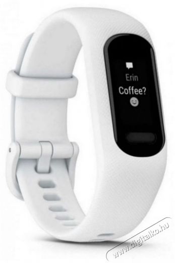 Garmin vivosmart5 White (m&eacute;ret: S/M) Mobil / Kommunik&aacute;ci&oacute; / Smart - Okos eszk&ouml;z - Okos kark&ouml;tő - 522746