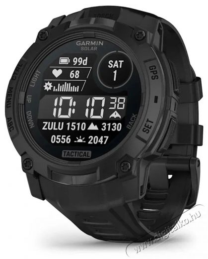 Garmin Instinct 3, 50 mm Solar Tactical Edition Black Mobil / Kommunik&aacute;ci&oacute; / Smart - Okos eszk&ouml;z - Okos&oacute;ra - 527186