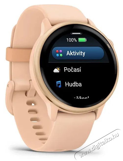 Garmin V&iacute;voactive 6 Metallic Pink Dawn/Pink Dawn Band Mobil / Kommunik&aacute;ci&oacute; / Smart - Okos eszk&ouml;z - Okos&oacute;ra - 527188