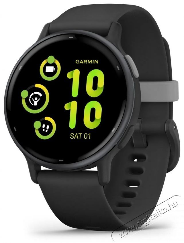 Garmin V&iacute;voactive 5 Okos&oacute;ra, GPS, 42mm, Szilikon sz&iacute;jjal, Fekete Mobil / Kommunik&aacute;ci&oacute; / Smart - Okos eszk&ouml;z - Okos&oacute;ra - 495718