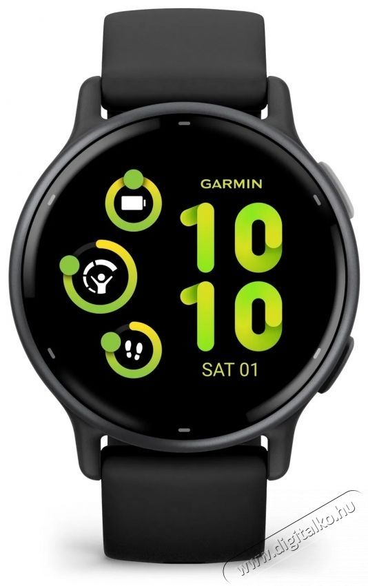 Garmin V&iacute;voactive 5 Okos&oacute;ra, GPS, 42mm, Szilikon sz&iacute;jjal, Fekete Mobil / Kommunik&aacute;ci&oacute; / Smart - Okos eszk&ouml;z - Okos&oacute;ra - 495718