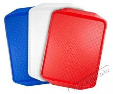 GASTROLINE Műanyag szögletes 43x28cm piros tálca - Konyhai termékek - Egyéb / Konyhai kiegészítő - 384436