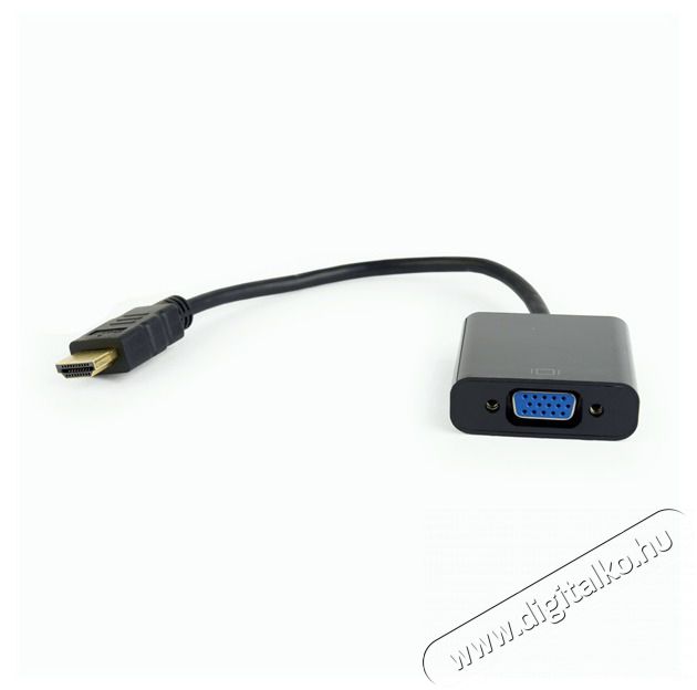 Gembird HDMI v1.4 - VGA adapter fekete Tv kieg&eacute;sz&iacute;tők - K&aacute;bel / csatlakoz&oacute; - Hdmi k&aacute;bel - 453488