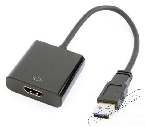 Gembird A-USB3-HDMI-02 USB - HDMI fekete adapter Iroda &eacute;s sz&aacute;m&iacute;t&aacute;stechnika - Sz&aacute;m&iacute;t&oacute;g&eacute;p tartoz&eacute;k - USB k&aacute;bel - 463168