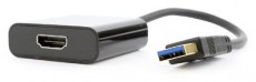 Gembird A-USB3-HDMI-02 USB - HDMI fekete adapter Iroda &eacute;s sz&aacute;m&iacute;t&aacute;stechnika - Sz&aacute;m&iacute;t&oacute;g&eacute;p tartoz&eacute;k - USB k&aacute;bel - 463168