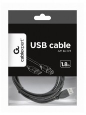 Gembird CCP-USB2-AMBM-6 1,8m USB A apa - USB B apa fekete k&aacute;bel Iroda &eacute;s sz&aacute;m&iacute;t&aacute;stechnika - Sz&aacute;m&iacute;t&oacute;g&eacute;p tartoz&eacute;k - USB k&aacute;bel - 463175