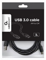 Gembird CCP-USB2-AMCM-10 3m USB A apa - USB C apa fekete k&aacute;bel Iroda &eacute;s sz&aacute;m&iacute;t&aacute;stechnika - Sz&aacute;m&iacute;t&oacute;g&eacute;p tartoz&eacute;k - USB k&aacute;bel - 463177