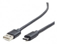 Gembird CCP-USB2-AMCM-1M 1m USB A apa - USB C apa fekete k&aacute;bel Iroda &eacute;s sz&aacute;m&iacute;t&aacute;stechnika - Sz&aacute;m&iacute;t&oacute;g&eacute;p tartoz&eacute;k - USB k&aacute;bel - 463086
