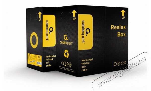 Gembird FPC-5004E-SOL 305m CCA Cat5e UTP k&aacute;bel Fot&oacute;-Vide&oacute; kieg&eacute;sz&iacute;tők - K&aacute;bel - Egy&eacute;b k&aacute;bel - 462319