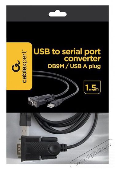 Gembird UAS-DB9M-02 USB - DB9M &aacute;talak&iacute;t&oacute; Tv kieg&eacute;sz&iacute;tők - K&aacute;bel / csatlakoz&oacute; - Csatlakoz&oacute; / eloszt&oacute; / &aacute;talak&iacute;t&oacute; - 462261