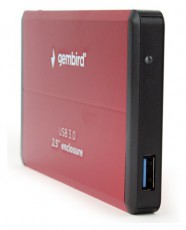 Gembird EE2-U3S-2-R 2.5 USB3.0 SATA piros k&uuml;lső h&aacute;z Iroda &eacute;s sz&aacute;m&iacute;t&aacute;stechnika - Notebook kieg&eacute;sz&iacute;tő - USB hub / eloszt&oacute; - 507008