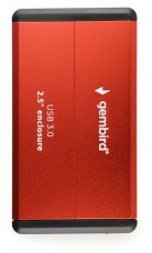 Gembird EE2-U3S-2-R 2.5 USB3.0 SATA piros k&uuml;lső h&aacute;z Iroda &eacute;s sz&aacute;m&iacute;t&aacute;stechnika - Notebook kieg&eacute;sz&iacute;tő - USB hub / eloszt&oacute; - 507008