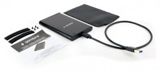 Gembird EE2-U3S-6 EE2-U3S-6 2.5" SATA3 USB-C aluminium fekete k&uuml;lső h&aacute;z Iroda &eacute;s sz&aacute;m&iacute;t&aacute;stechnika - Adatt&aacute;rol&oacute; / merevlemez - Kieg&eacute;sz&iacute;tő - 507135