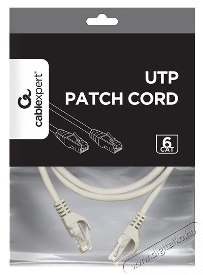 Gembird PP6U-1M 1m RJ45 CAT6 UTP - RJ45 CAT6 UTP M/M sz&uuml;rke patch k&aacute;bel Iroda &eacute;s sz&aacute;m&iacute;t&aacute;stechnika - Sz&aacute;m&iacute;t&oacute;g&eacute;p tartoz&eacute;k - H&aacute;l&oacute;zati k&aacute;bel - 516275