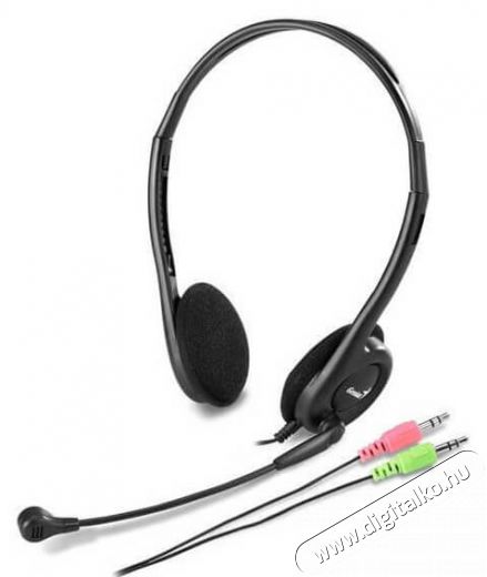 Genius HS-200C headset - fekete Audio-Video / Hifi / Multim&eacute;dia - F&uuml;l &eacute;s Fejhallgat&oacute;k - Fejhallgat&oacute; mikrofonnal / headset - 367553
