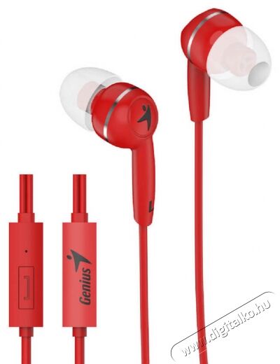 Genius HS-M320 piros headset Audio-Video / Hifi / Multim&eacute;dia - F&uuml;l &eacute;s Fejhallgat&oacute;k - F&uuml;lhallgat&oacute; mikrofonnal / headset - 367556