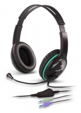 Genius HS-400A jack z&ouml;ld headset Audio-Video / Hifi / Multim&eacute;dia - F&uuml;l &eacute;s Fejhallgat&oacute;k - Fejhallgat&oacute; mikrofonnal / headset - 336360
