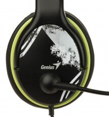 Genius HS-400A jack z&ouml;ld headset Audio-Video / Hifi / Multim&eacute;dia - F&uuml;l &eacute;s Fejhallgat&oacute;k - Fejhallgat&oacute; mikrofonnal / headset - 336360