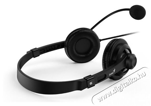 Genius HS-230U USB fekete headset Audio-Video / Hifi / Multim&eacute;dia - F&uuml;l &eacute;s Fejhallgat&oacute;k - Fejhallgat&oacute; mikrofonnal / headset - 442464