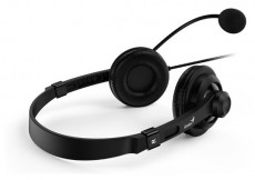 Genius HS-230U USB fekete headset Audio-Video / Hifi / Multim&eacute;dia - F&uuml;l &eacute;s Fejhallgat&oacute;k - Fejhallgat&oacute; mikrofonnal / headset - 442464