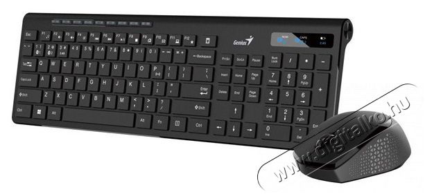 Genius SlimStar 8230 vezet&eacute;k n&eacute;lk&uuml;li fekete billentyűzet &eacute;s eg&eacute;r Iroda &eacute;s sz&aacute;m&iacute;t&aacute;stechnika - Billentyűzet / billentyűzet szett - Vezet&eacute;k n&eacute;lk&uuml;li - 514946