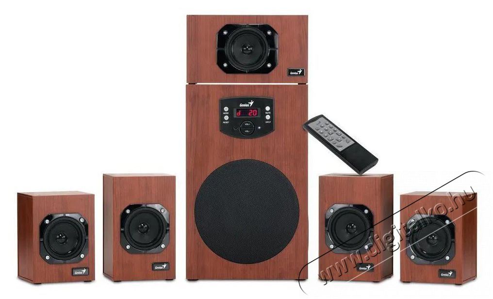 Genius SW-HF 5.1 4600 Ver. II Audio-Video / Hifi / Multim&eacute;dia - Hangfal - Hangfalszett - Hangfalszett - 522783