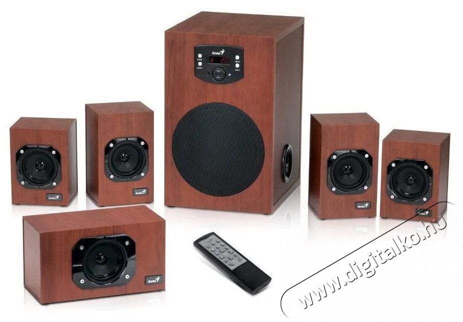 Genius SW-HF 5.1 4600 Ver. II Audio-Video / Hifi / Multim&eacute;dia - Hangfal - Hangfalszett - Hangfalszett - 522783
