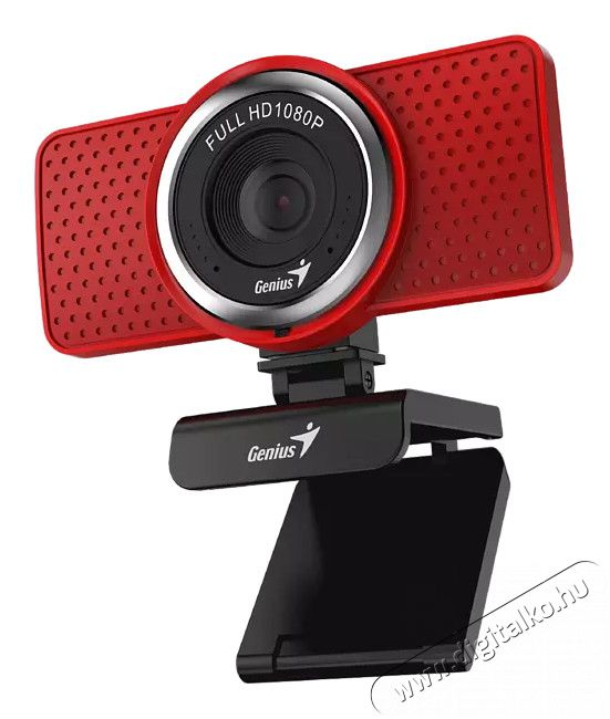 Genius Ecam 8000 1080p webkamera - piros Iroda &eacute;s sz&aacute;m&iacute;t&aacute;stechnika - Webkamera - 367559