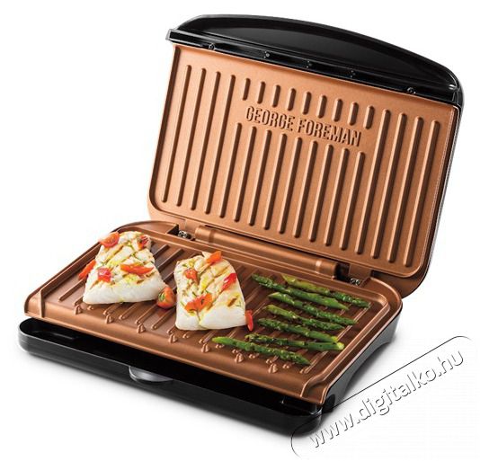 George Foreman 25811-56 Fit kontakt grill Konyhai term&eacute;kek - Konyhai kisg&eacute;p (s&uuml;t&eacute;s / főz&eacute;s / hűt&eacute;s / &eacute;telk&eacute;sz&iacute;t&eacute;s) - Kontakt grill s&uuml;tő / s&uuml;tőlap - 436539
