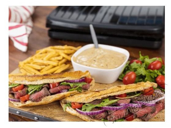 George Foreman 25820-56 Fit nagy asztali grill Konyhai term&eacute;kek - S&uuml;tő-főzőlap, tűzhely (szabadon&aacute;ll&oacute;) - Mini s&uuml;tő / mini grill / mini konyha - 448004