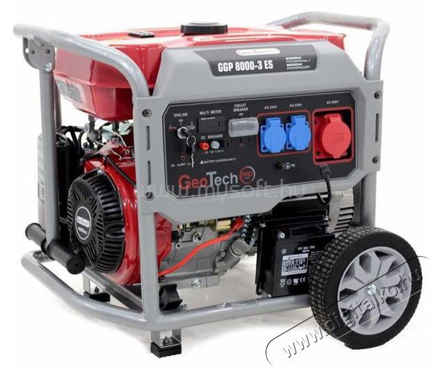 GEOTECH BlackStone BG 9050 6kW benzines &aacute;ramfejlesztő H&aacute;ztart&aacute;s / Otthon / K&uuml;lt&eacute;r - Szersz&aacute;m - &Aacute;ramfejlesztő - 407076