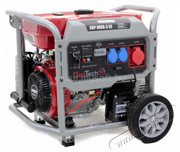 GEOTECH BlackStone BG 9050 6kW benzines &aacute;ramfejlesztő H&aacute;ztart&aacute;s / Otthon / K&uuml;lt&eacute;r - Szersz&aacute;m - &Aacute;ramfejlesztő - 407076