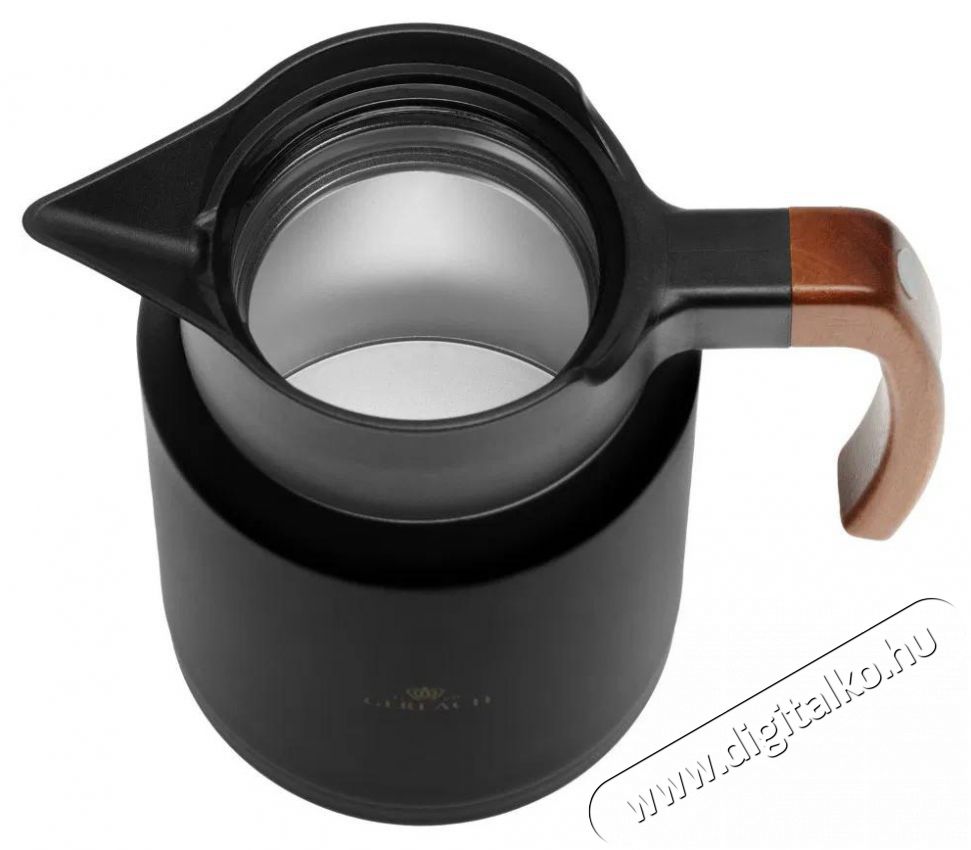 Gerlach Thermo kancs&oacute; 1,2 l fekete NATUR Konyhai term&eacute;kek - Ed&eacute;ny - Termosz - 504404