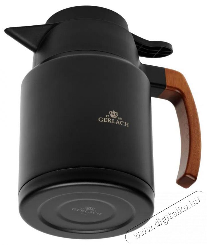 Gerlach Thermo kancs&oacute; 1,2 l fekete NATUR Konyhai term&eacute;kek - Ed&eacute;ny - Termosz - 504404