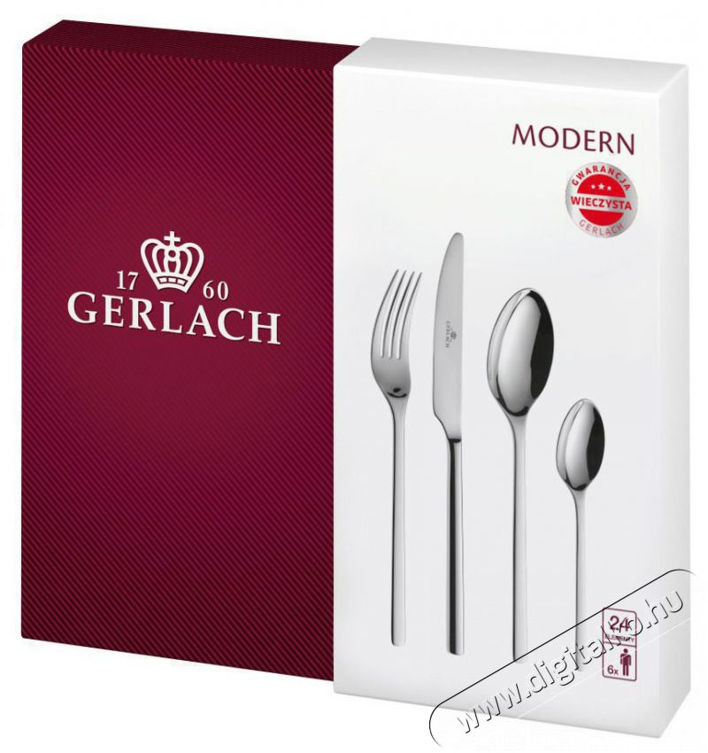 Gerlach MODERN evőeszk&ouml;zk&eacute;szlet 24 db Konyhai term&eacute;kek - &Eacute;tk&eacute;szlet - Evőeszk&ouml;z k&eacute;szlet - 504741