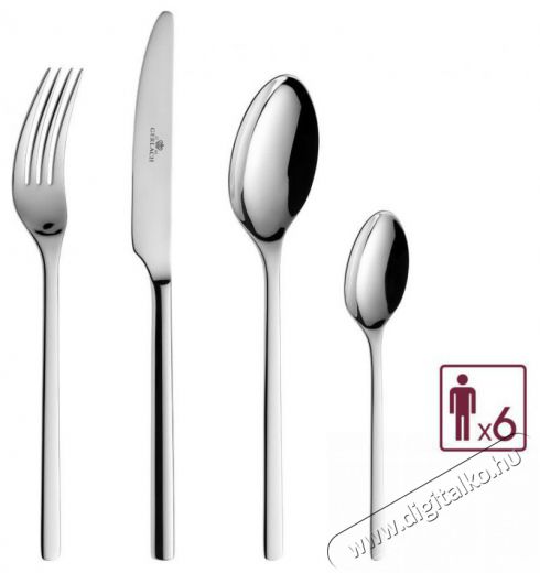 Gerlach MODERN evőeszk&ouml;zk&eacute;szlet 24 db Konyhai term&eacute;kek - &Eacute;tk&eacute;szlet - Evőeszk&ouml;z k&eacute;szlet - 504741