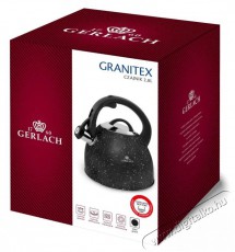 Gerlach GRANITEX v&iacute;zforral&oacute; 2,8 l fekete Konyhai term&eacute;kek - V&iacute;zforral&oacute; / teafőző - 503683