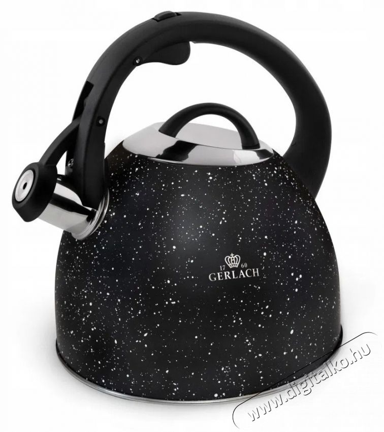 Gerlach GRANITEX v&iacute;zforral&oacute; 2,8 l fekete Konyhai term&eacute;kek - V&iacute;zforral&oacute; / teafőző - 503683
