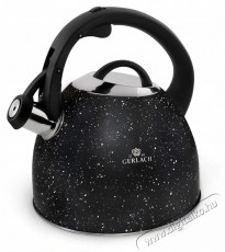 Gerlach GRANITEX v&iacute;zforral&oacute; 2,8 l fekete - Konyhai term&eacute;kek - V&iacute;zforral&oacute; / teafőző - 503683