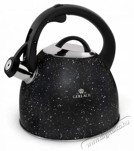 Gerlach GRANITEX v&iacute;zforral&oacute; 2,8 l fekete Konyhai term&eacute;kek - V&iacute;zforral&oacute; / teafőző - 503683